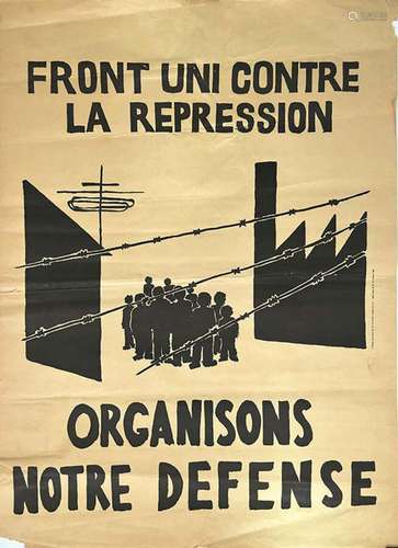 Front Uni contre la repression en Vert Mai 68    1  Affiche ...