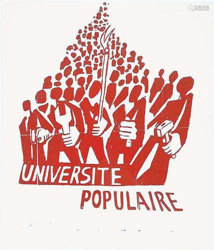 Université Populaire ( Nanterre ) Mai 68 En RougeAtelier Pop...