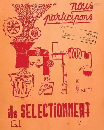 Nous Participons ils sélectionnent Mai 1968Atelier Populaire...