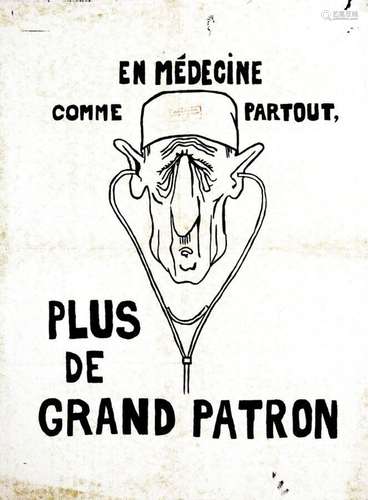 En Médecine Comme partout plus de Grand Patron Fond Blanc Ma...