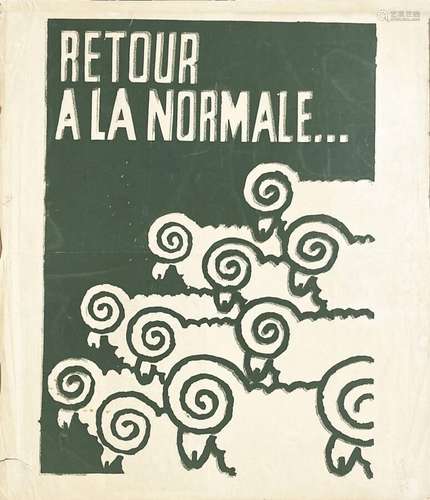 Retour à La Normale en Vert (Béliers vers la Gauche) Mai 68E...