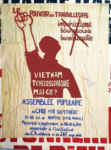 Le Pouvoir Aux Travailleurs Vietnam Tchecoslovaquie Assemblé...