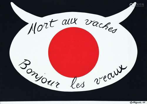 Mort aux Vaches, Bonjour les Veaux  Très Rare MAI 68  Paris ...