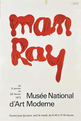 Man Ray Musée National d'Art Moderne    1  Affiche  Non-Ento...