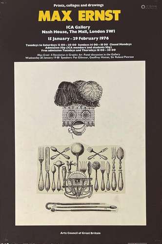 Ica Gallery London Max ErnstG & B Arts Ltd    1  Affiche...