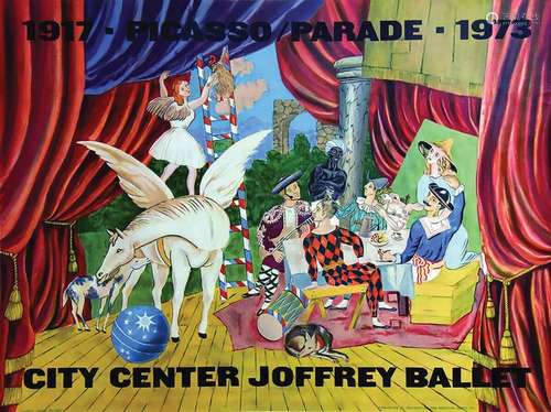 Picasso Parade 1917-1973. City center Joffrey Ballet.      A...