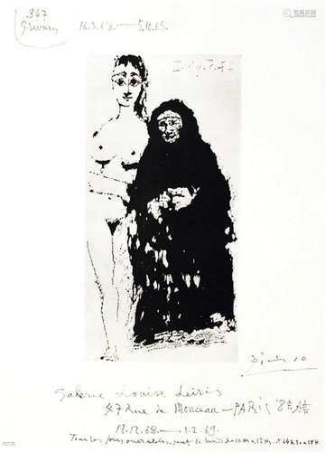 Picasso 347 gravures. 1968. Galerie Louise Leiris. Paris. 19...