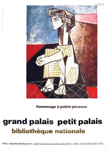 Hommage à Pablo Picasso - Grand Palais Grande Affiche de Mat...