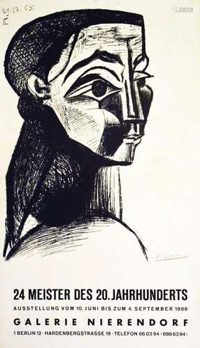 Pablo Picasso Portrait de Jacqueline - 24 Masters of the 20t...