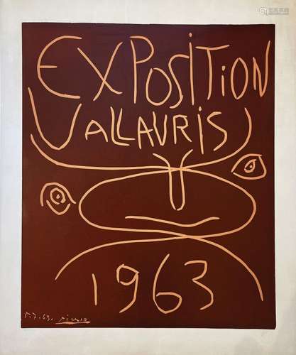 Exposition Vallauris 1963Imprimerie Armera  Vallauris    Aff...