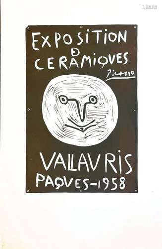 Exposition de Céramiques Vallauris Pâques 1958 Pablo Picasso...