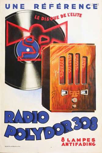 Radio Polydor 308 8 lampes Antifading Une référence Le Disqu...