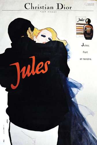 Jules Christian Dior AliceHecht  Bruxelles    Affiche entoil...