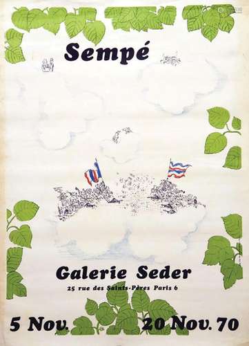 Sempé - Galerie SederClot-Bramsen et Georges  Paris  1 Affic...