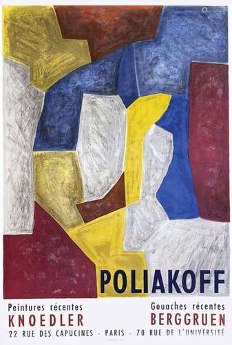 Serge Poliakoff Knoedler Peintures Récentes Bergggruen Gouac...