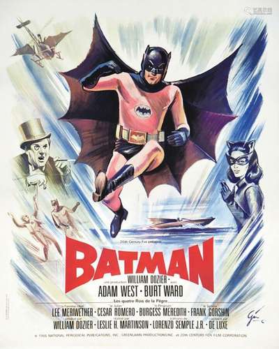 Batman rareM. Nourisson  Issy-les-Moulineaux    Affiche ento...