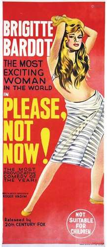 La Bride sur le Coup Please Not Now ! Affiche Australienne /...