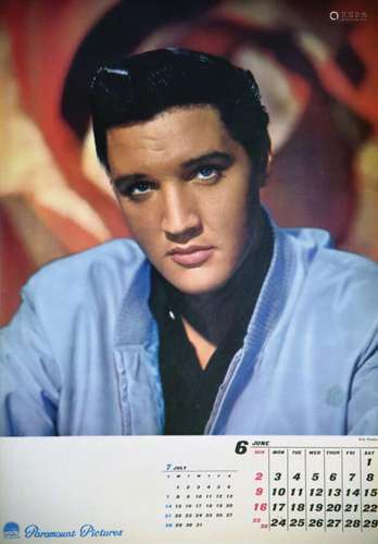 Elvis Presley -  Paramount Pictures      Affiche entoilée/  ...