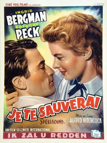 Je te Sauverai Ingrid Bergman Gregory PeckMaurice Panneels  ...