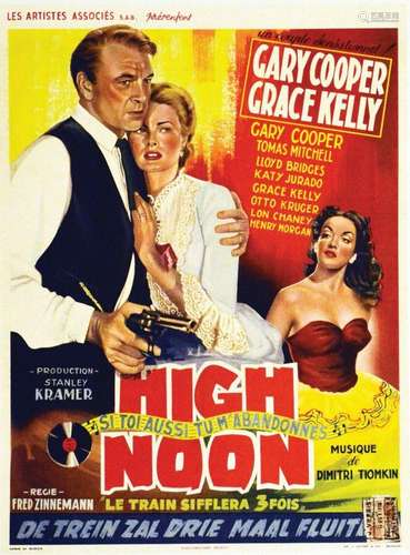 Le Train Sifflera Trois Fois High Noon Gary Cooper Grace Kel...