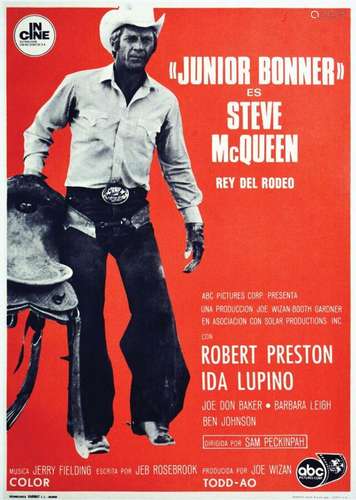 Junior Bonner es Steve Mcqueen Rey del Rodeo Le Dernier Baga...