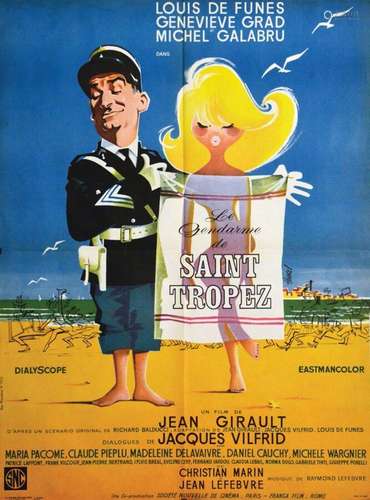 Le Gendarme de Saint-Tropez Louis de Funes un film de Jean G...