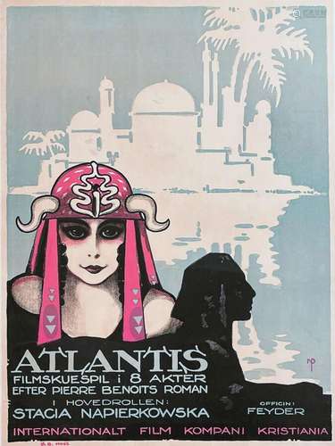 Atlantis - Filmskespil i 8 Akter ( L'Atlantide)Film Franco -...