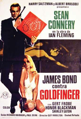 Goldfinger James Bond avec Sean ConneryGrobes SA  Barcelona ...