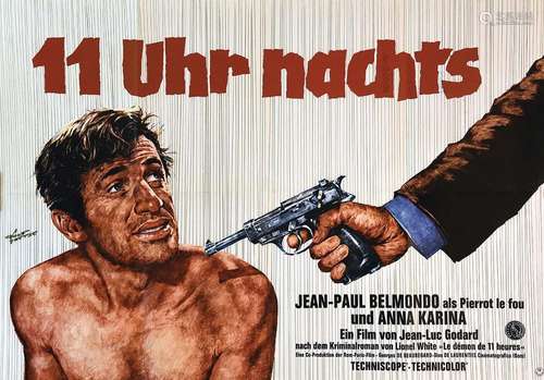 Jean Paul Belmondo 11 Uhr Nachts ( Pierrot le Fou )FP Druck ...