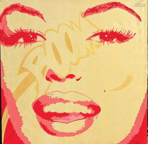 Marilyn Monroe Boom -  Acrylique sur Toile signée Cintract  ...