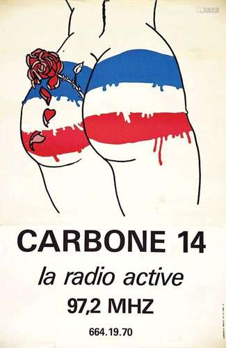 Carbone 14 La Radio ActiveCarbone 14      Affiche entoilée/ ...