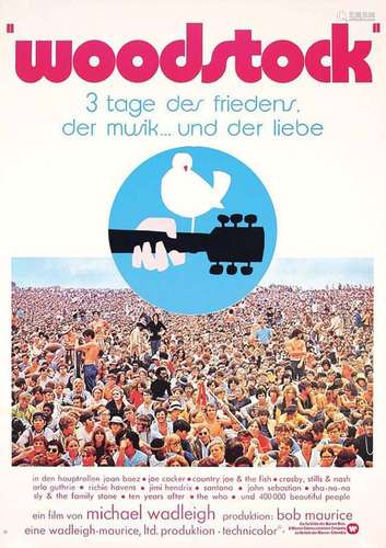 Woodstock    1  Affiche  Non-Entoilée  /  Vintage Poster  no...