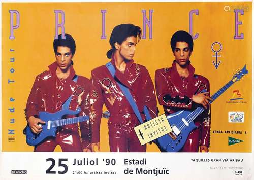 Prince  Nude Tour  Estadi Estadi MontjuicT. G. Soler      Af...