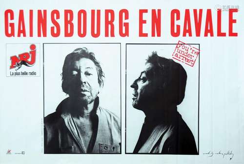 Serge Gainsbourg Gainsbourg en Cavale NRJ Melodie Nelson Pub...