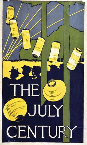 The July Century    1  Affiche  Non-Entoilée  /  Vintage Pos...