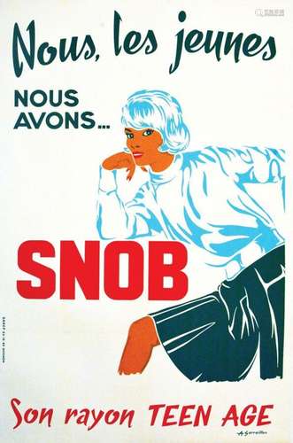 Snob Nous les Jeunes npus avons SNOB son Rayon Teen AgeSarep...