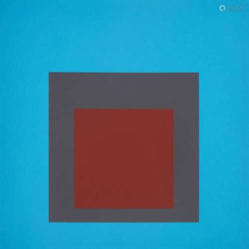 Josef Albers (American/German, 1888-1976) Hommage au Carré (...