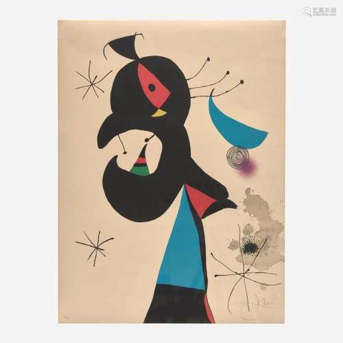 Joan Miro (Spanish, 1893-1983) Montroig 4