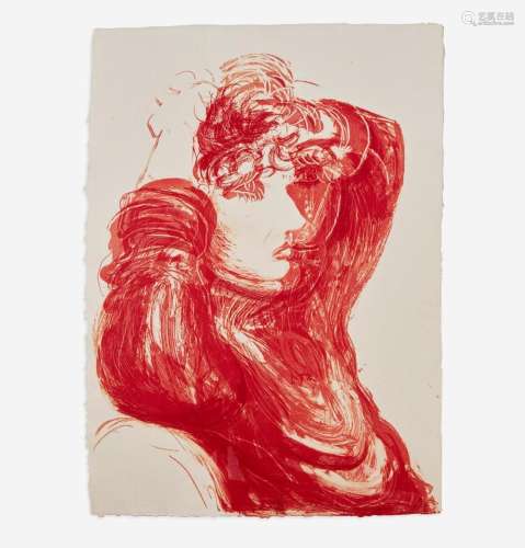 David Hockney (British, b. 1937) Red Celia