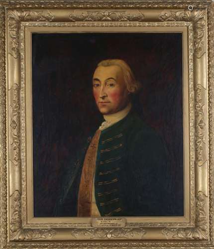 British School - Half Length Portrait of John Andrews J.P. o...