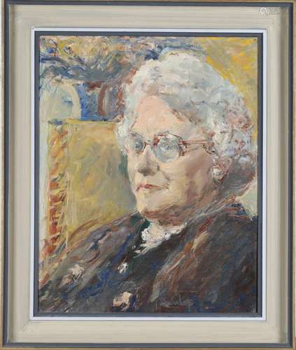 Ronald Ossory Dunlop - 'Mrs Ernest Catrell' (Half Length Por...