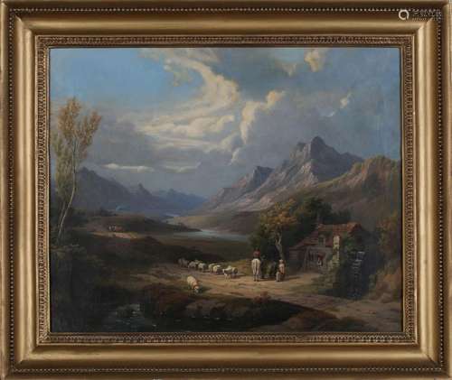 John Anthony Puller - 'A View near Snowdon Ranger