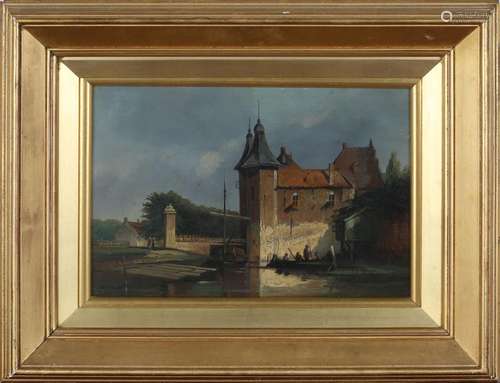 Kasparus Karsen - Dutch Canal Scene