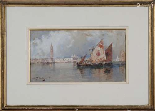 Thomas Bush Hardy - Grand Canal with St. Mark's Square and t...