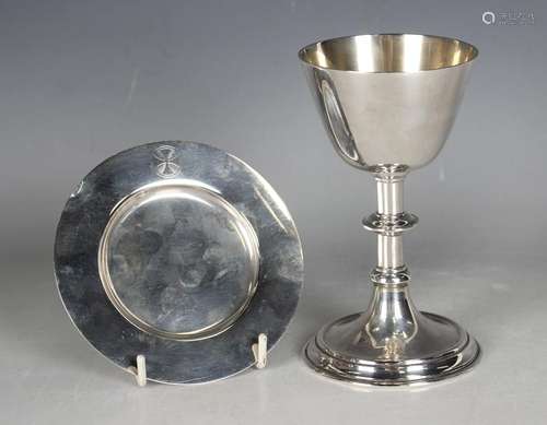 A George V silver communion goblet