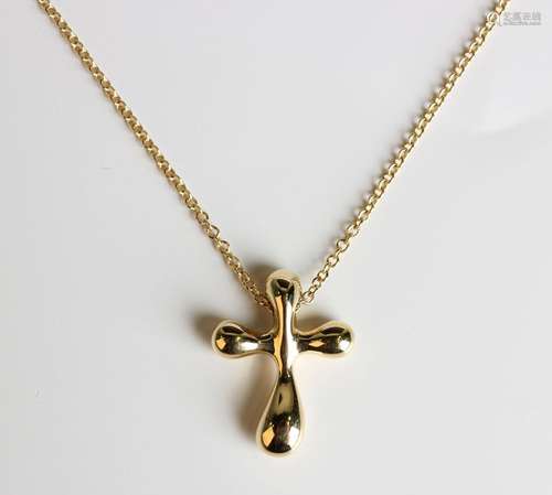 A Tiffany & Co 18ct gold pendant necklace