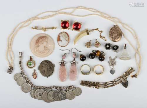 A group of costume jewellery