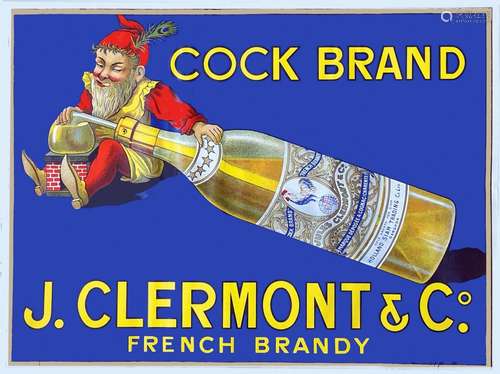 Cock Brand , J. CLERMONT & Cie , French BrandyOberthur  ...