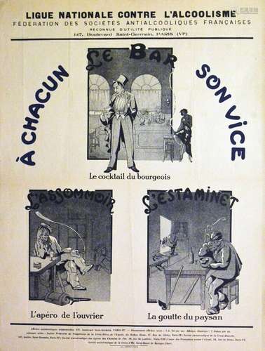 A chacun son Vice Le Bar: le Bourgeois  L'Assommoir : L'Ouvr...