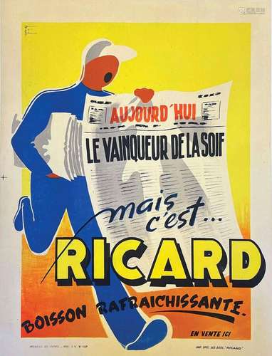 Aujourd'hui Le Vainqueur de La Soif mais c'est Ricard Boisso...